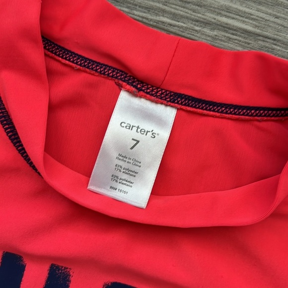 Carter's Surf Dude Red Rashguard - Picture 2 of 5